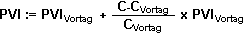 Formel zur Berechnung des PVI